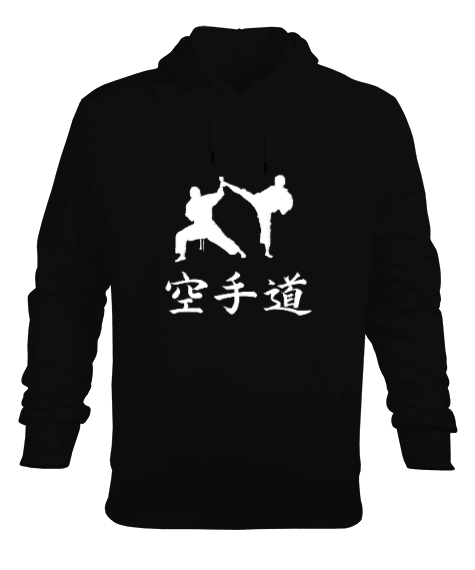 Tisho - Shotokan Karate Sweatshirt Kapşonlu Erkek Kapüşonlu Hoodie Sweatshirt