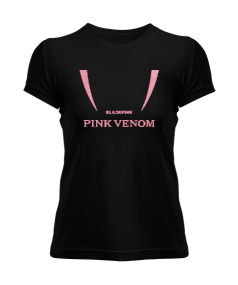 Tisho - Simli Pink Venom Kadın Tişört