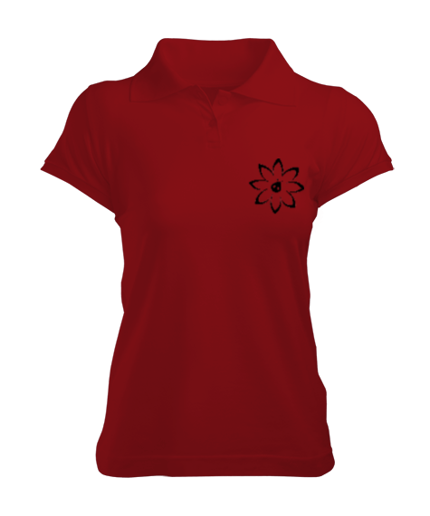 Tisho - Simple Kadın Polo Yaka Tişört