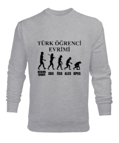 Tisho - Sınav ve Türk öğrenci baskılı erkek Erkek Sweatshirt