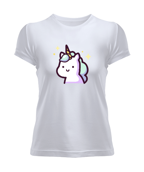 Tisho - Şirin Unicorn Kadın Tişört