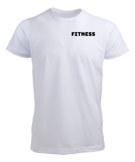 Tisho - Sırtında örümcek sembollü fitness kiyafeti Beyaz Erkek Tişört