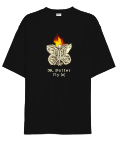 SK Butterfly Oversize Unisex Tişört - Tisho