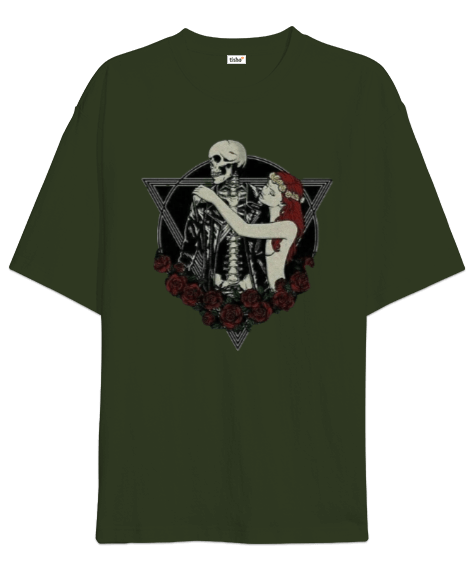 Tisho - Skull Art Oversize Unisex Tişört