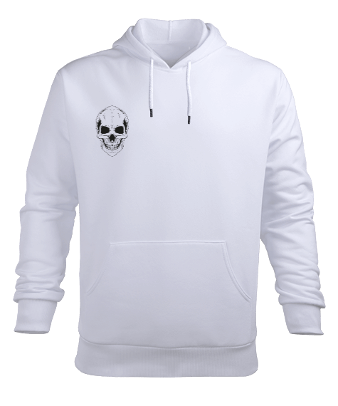 Tisho - SKULL Erkek Kapüşonlu Hoodie Sweatshirt