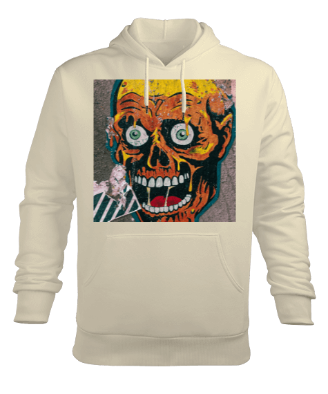 Tisho - skull hoodie Erkek Kapüşonlu Hoodie Sweatshirt