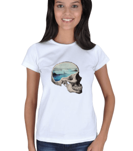 Tisho - Skull T-Shirt Kadın Tişört