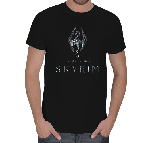 Tisho - Skyrim T-Shirt Erkek Tişört