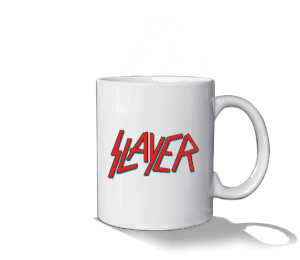 Slayer - OneArtTasarım - İzmir Metal Kitlesi Beyaz Kupa Bardak - Thumbnail