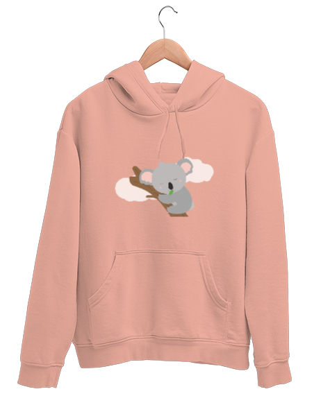 Tisho - Sleepy Koala Yavru Ağzı Unisex Kapşonlu Sweatshirt