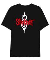 Slipknot - Rock And Roll Siyah Oversize Unisex Tişört - Thumbnail