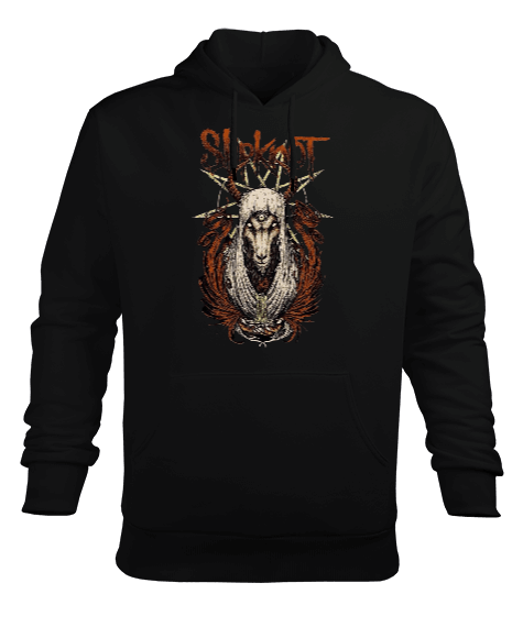 Slipknot Rock Tasarım Baskılı Erkek Kapüşonlu Hoodie Sweatshirt