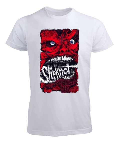 Slipknot Rock Tasarım Baskılı Erkek Tişört