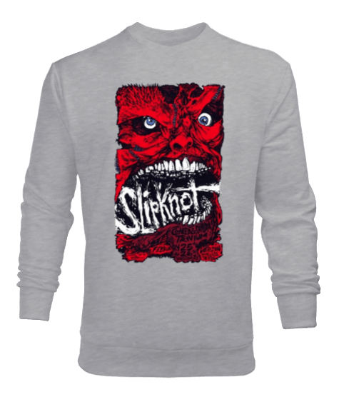 Tisho - Slipknot Rock Tasarım Erkek Sweatshirt