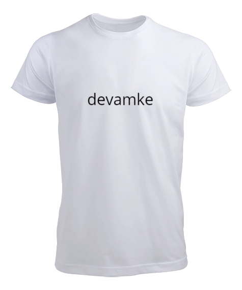 Tisho - Slogan T-shirt Devamke Erkek Tişört