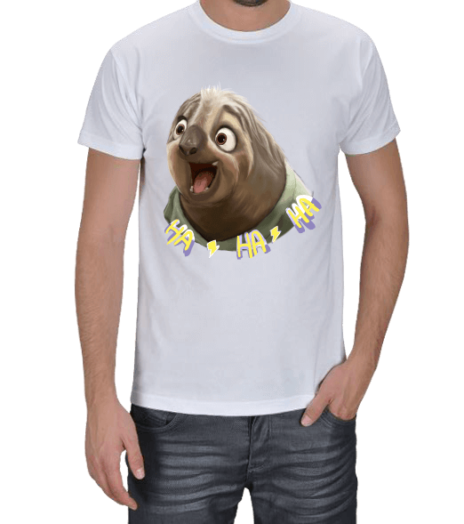 Tisho - sloth hahaha Erkek Tişört