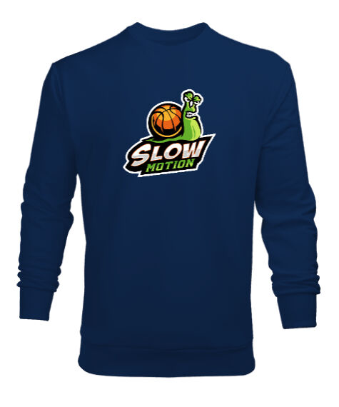 Tisho - Slow Motion Lacivert Erkek Sweatshirt