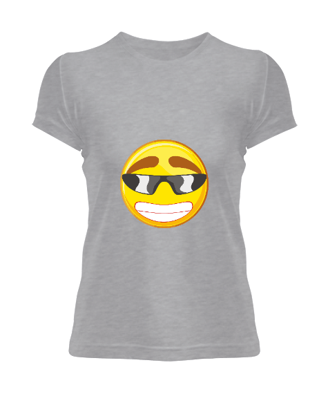Tisho - smiley kadın t-shirt Kadın Tişört