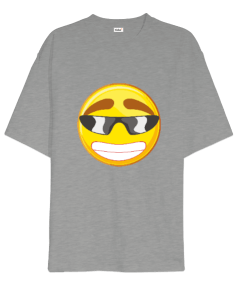 Tisho - smiley oversize unisex t-shirt Oversize Unisex Tişört