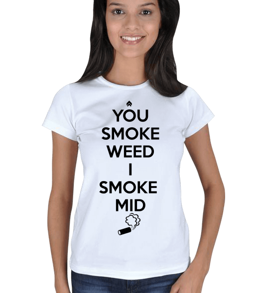 Tisho - Smoke Mid Kadın Tişört
