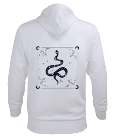 snake and horoscope Erkek Kapüşonlu Hoodie Sweatshirt - Thumbnail