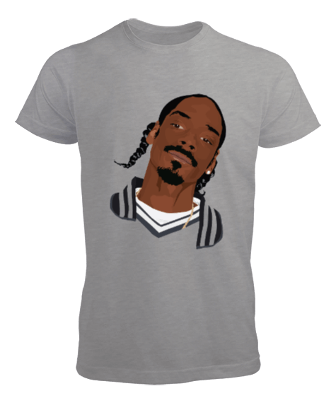 Tisho - Snoop Dogg Bakılı Erkek T-shirt Erkek Tişört