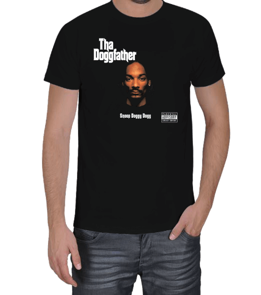 Tisho - SNOOP DOGG Tha Doggfather Erkek Tişört