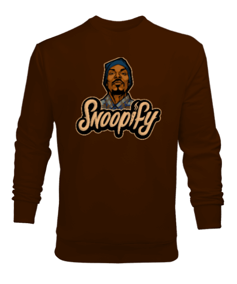 Tisho - Snoop Dogg Vintage Baskılı Erkek Sweatshirt