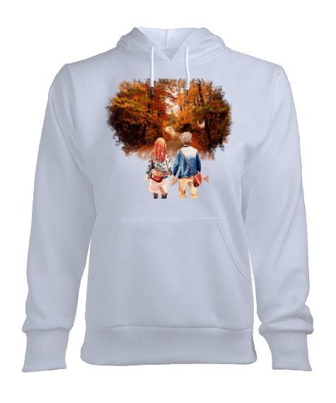 Tisho - sonbahar ask Kadın Kapşonlu Hoodie Sweatshirt