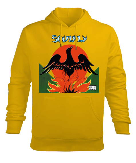 Tisho - Soulfly Erkek Kapüşonlu Hoodie Sweatshirt