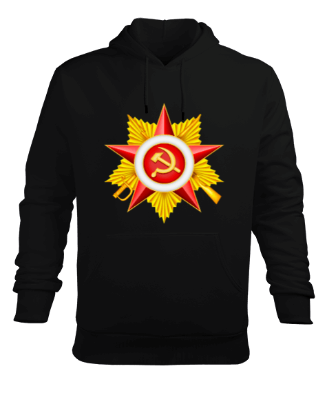 Tisho - Sovyetler Birliği Erkek Kapüşonlu Hoodie Sweatshirt