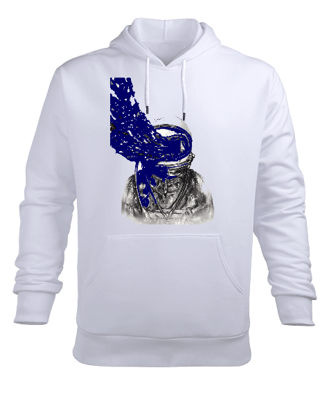 Tisho - Space Burst Erkek Kapüşonlu Hoodie Sweatshirt