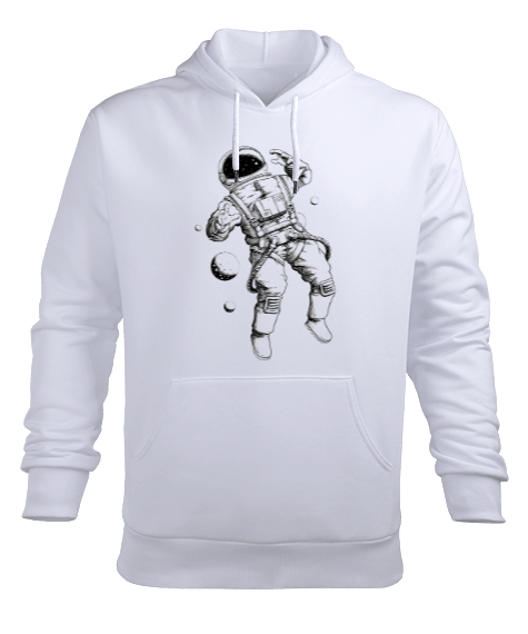 Tisho - Space T3 Erkek Kapüşonlu Hoodie Sweatshirt