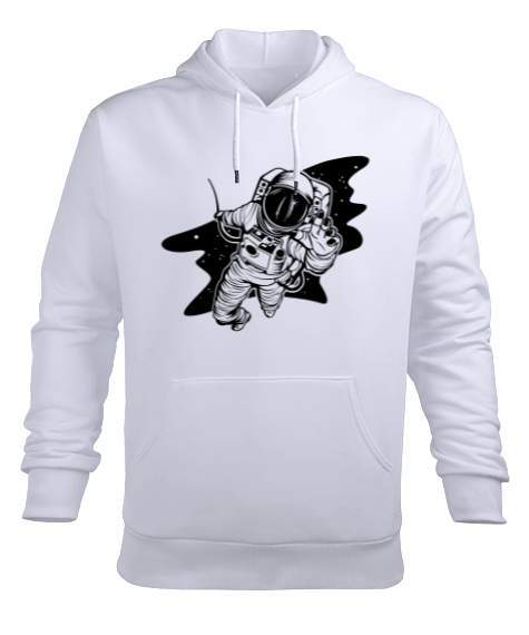 Tisho - Space T4 Erkek Kapüşonlu Hoodie Sweatshirt