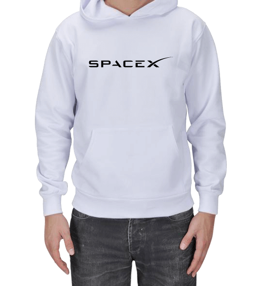 Tisho - SpaceX Erkek Kapşonlu