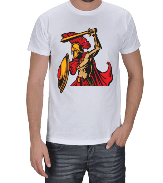 Tisho - Sparta Savaşçı Erkek Tişört