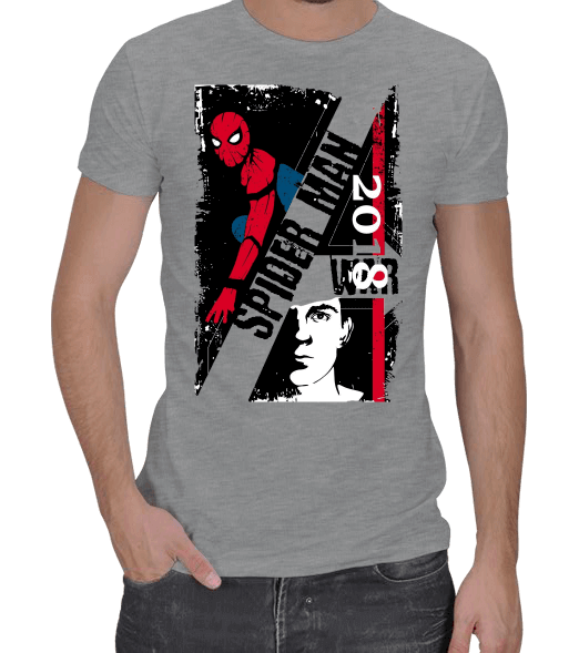 Tisho - Spider-Man Erkek Regular Kesim Tişört