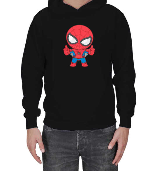 Tisho - SpiderMan - Örümcek Adam Erkek Kapşonlu
