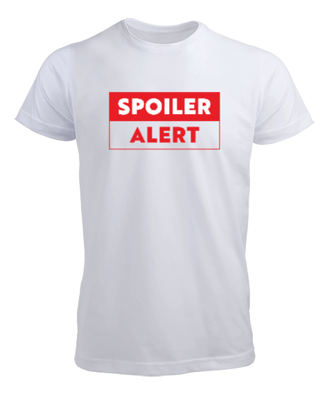 Tisho - SPOILER ALERT Beyaz Erkek Tişört