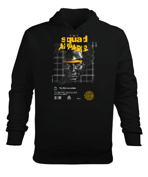 Tisho - Squad Apparel Erkek Kapüşonlu Hoodie Sweatshirt