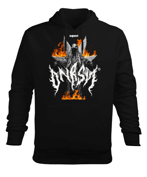 Tisho - Squad Hell Angel Erkek Kapüşonlu Hoodie Sweatshirt