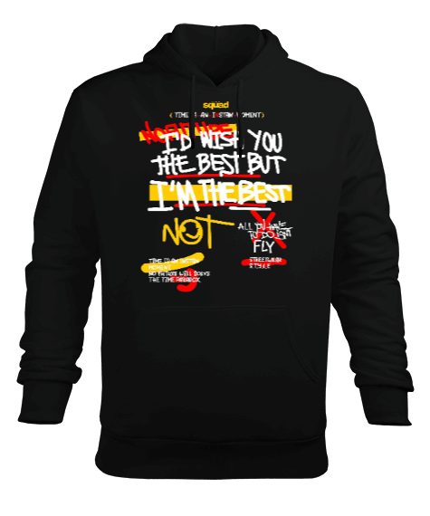 Tisho - Squad Street Erkek Kapüşonlu Hoodie Sweatshirt