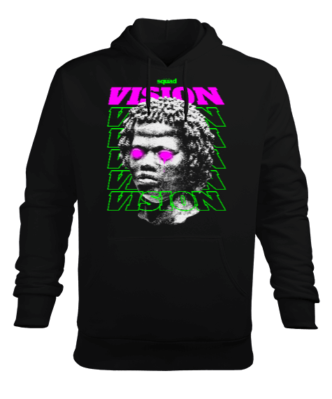 Tisho - Squad Vision Erkek Kapüşonlu Hoodie Sweatshirt