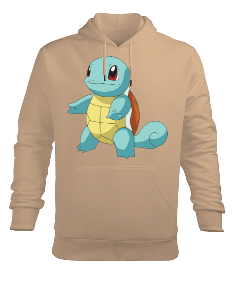 Tisho - squirtle Erkek Kapüşonlu Hoodie Sweatshirt