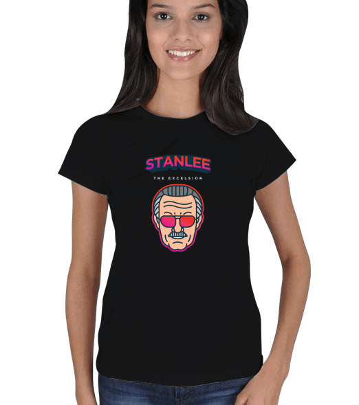 Tisho - Stan Lee Kadın Tişört