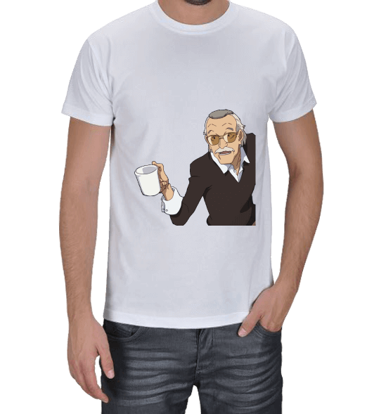 Tisho - Stan lee T-shirt Erkek Tişört