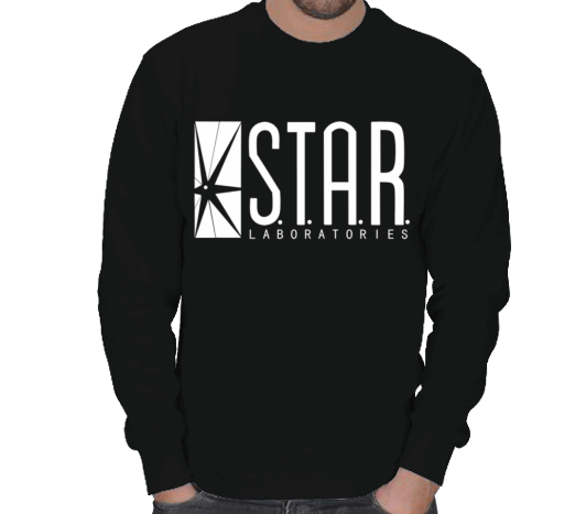 Tisho - Star Laboratories Sweatshirt ERKEK SWEATSHIRT