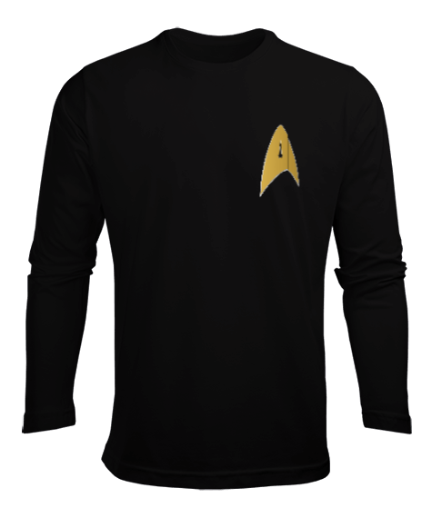 Tisho - Star Trek - Uzay Yolu - Erkek Uzun Kol Yazlık Tişört