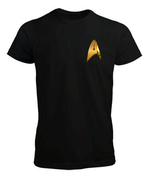 Tisho - Star Trek - Uzay Yolu - V2 Siyah Erkek Tişört