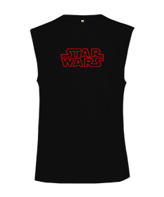 Tisho - Star Wars Logolu Kesik Kol Unisex Tişört